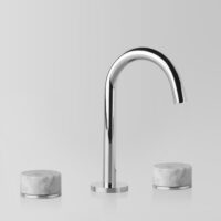 White Carrara Marble Handles