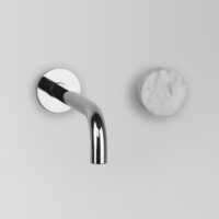 White Carrara Marble Handle