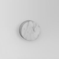 White Carrara Marble Handle